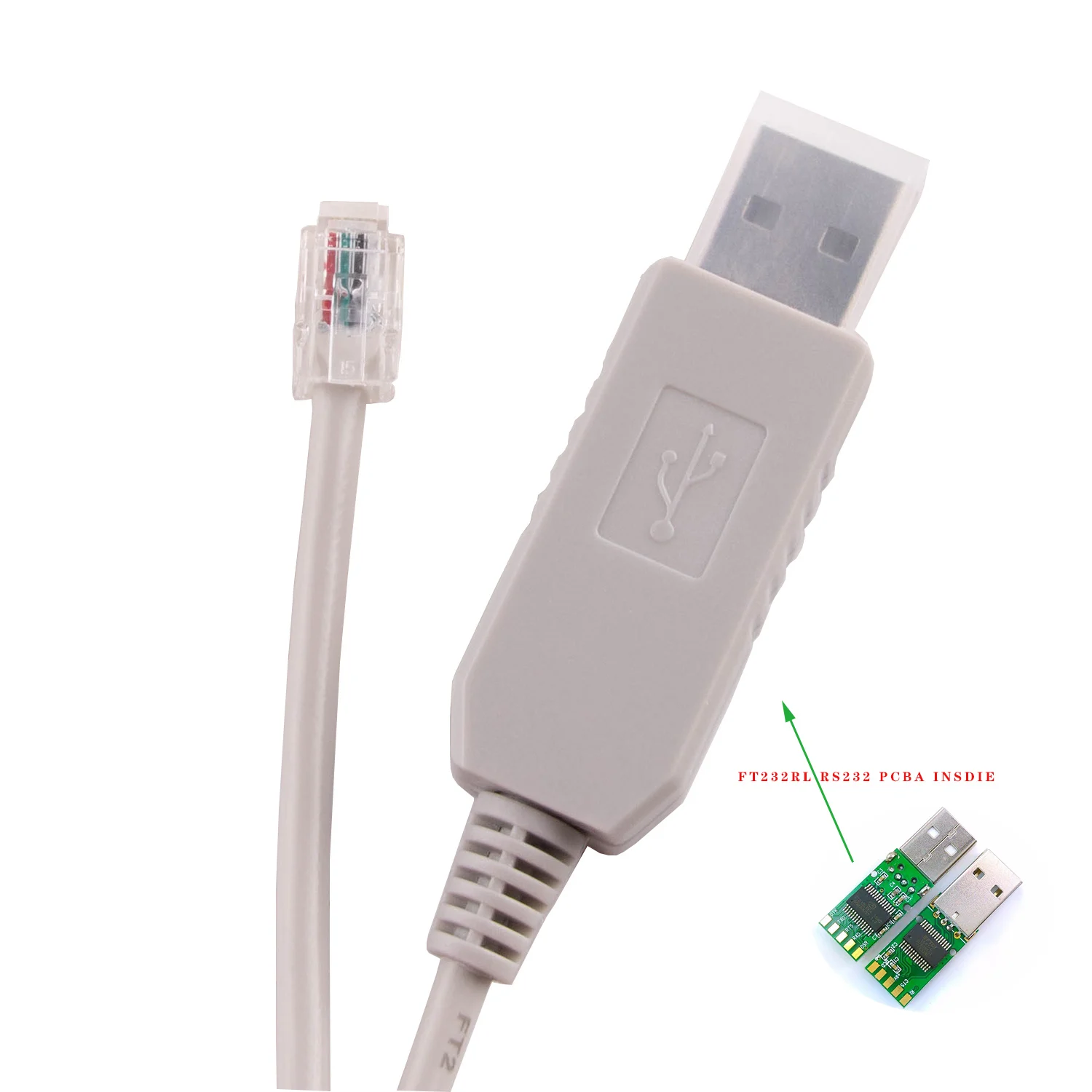 USB to RJ9 4P4C RS232 Serial Control Cable for Ioptron Equatorial Telescope IEQ30 Cem25 CEM60 IEQ45 Smart EQ Pro Skyx