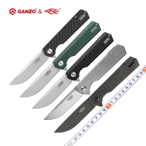Ganzo Firebird FH11 FH12 FH13 D2 blade G10 or Carbon Fiber Handle Folding knife Survival tool Pocket Knife outdoor tool