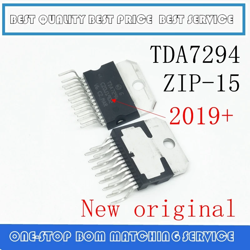 

5PCS Audio Amplifier IC ST ZIP-15 TDA7294 TDA7294V