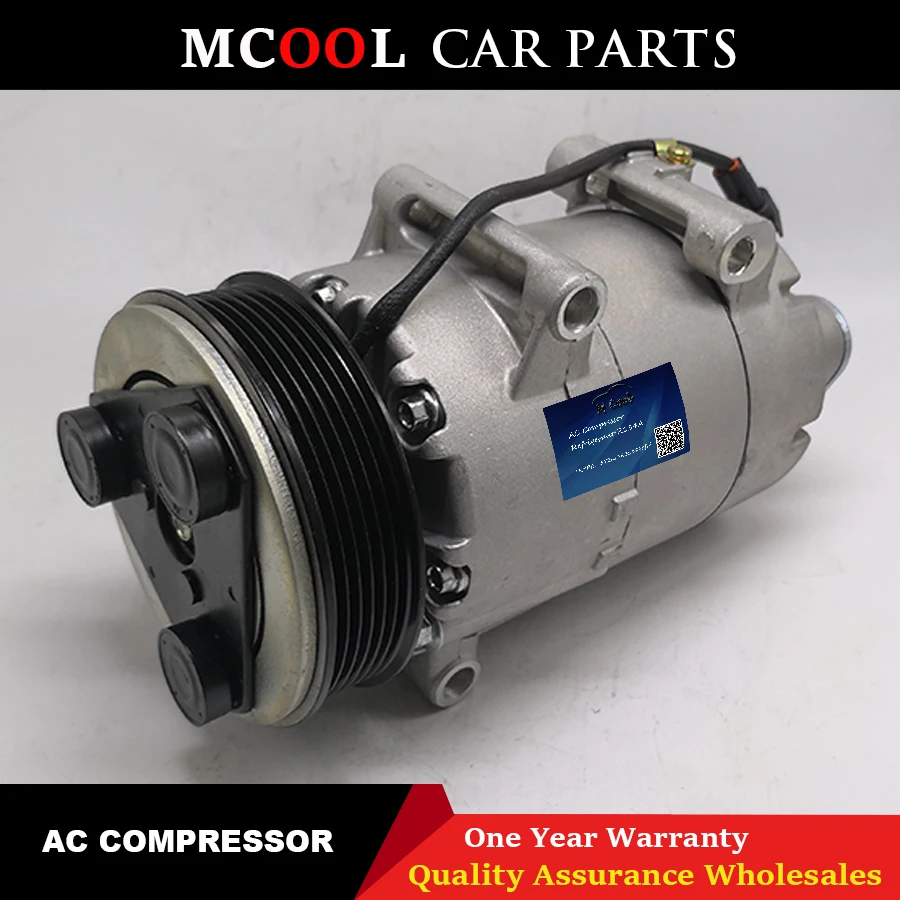 VS16 AC Compressor For Ford Focus C-Max 1.8 TDCi 2005-2007 4M5H19D629AB 4M5H19D629AC 4M5H19D629AD 3M5H19D629DC 3M5H19D629DD 6PK