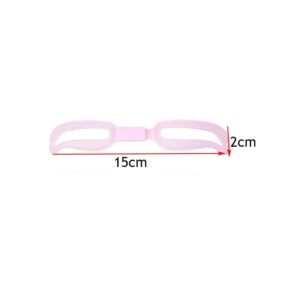 Strumenti per il trucco riutilizzabili portatili in 4 stili Kit per modellare le sopracciglia Toelettatura Stencil per sopracciglia Carta tordo