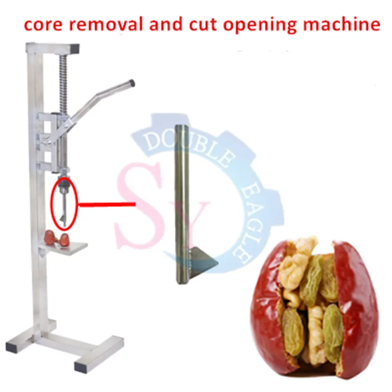 Hand Press Stainless Steel Red Dates Pitter Pitting Machine/Plum/Cherry/Olive Core Removal And Cut Opening Machine/Jujube Pitter