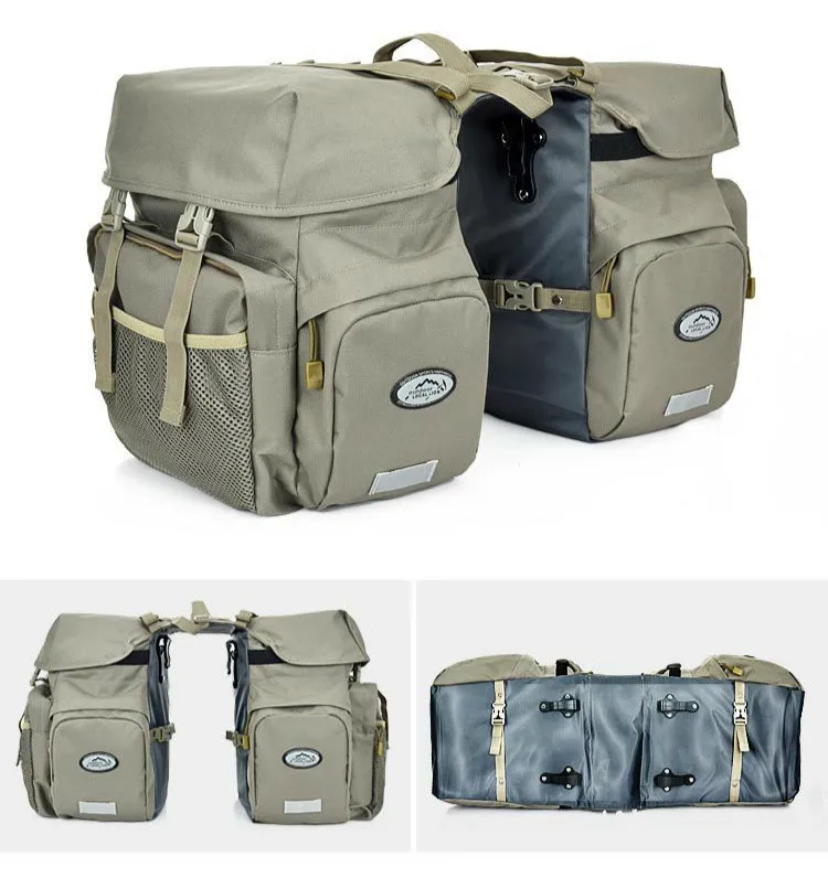50L Fahrrad Tasche Mountain Road Sattel Radfahren Taschen Fahrrad Hinten Sitz Tasche Doppel Seite Rack Schwanz Sitz Pannier Pack Fahrrad Zubehör – Detail 15