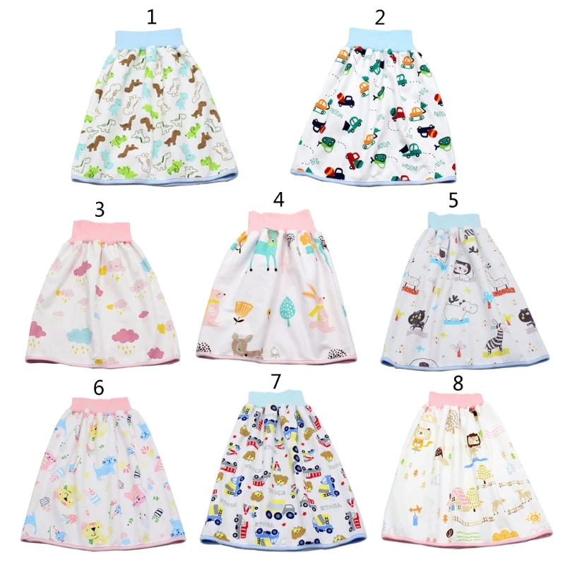 

Baby Diaper Training Skirt Waterproof Diaper Skirt Children Baby Cloth Diaper 77HD