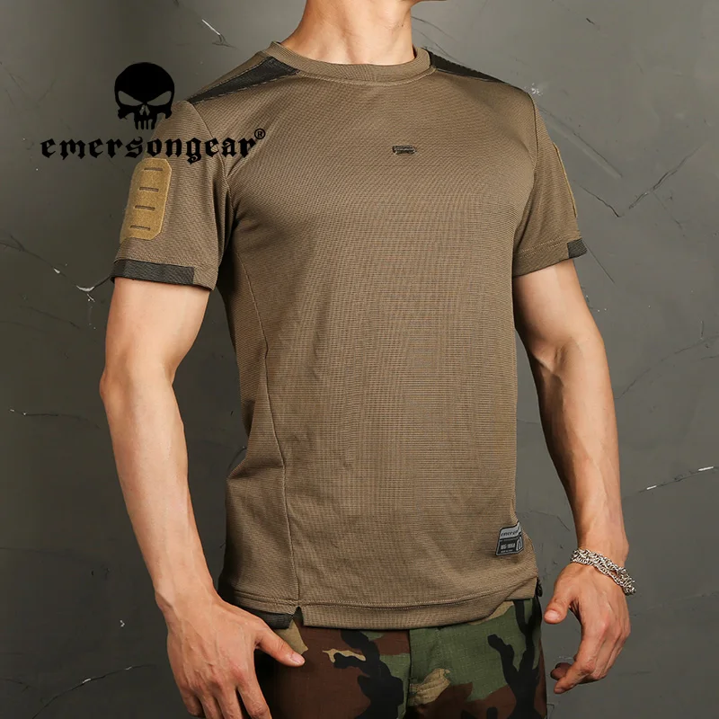 EMERSONGEAR Blue Label Tactical UMP Frogmen Sport T-Shirt Lightweight Quick Dry Running  Long Sleeve Shooting Outdoor Tshirt