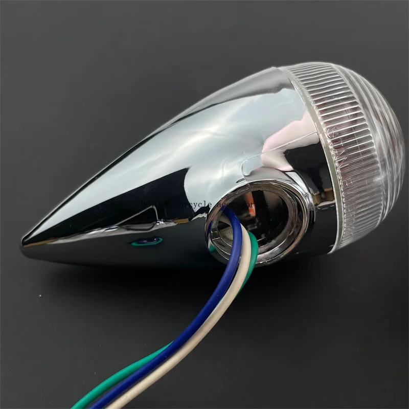 Motorcycle Front Rear Bullet Turn Signal Indicator light Lamp For YAMAHA XV1900 XV 1900 2006-2013 07 08 09 10 11 12 Clear