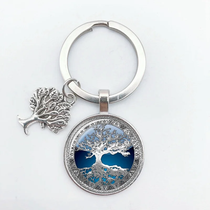 2020 FashionTree of Life KeyChain Vintage Handmade Art Key Chain Key Rings Party Gift Tree of Life Jewelry