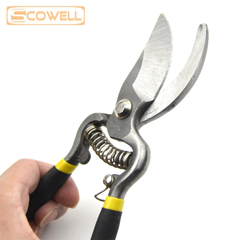 50% OFF Free shipping 8 Inch 200mm Garden Orchard Flower Fruit Tree Branch Pruning Scissors Pruner Tools Garden Shears