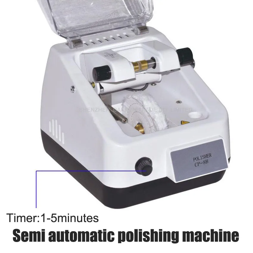 Imagem -04 - Perfeito Semiautomático Lente Polisher Óculos Máquina de Polimento Óculos Limpador com Temporizador 110 v ou 220 v 80 w pc