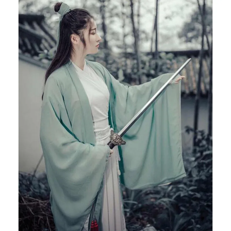 Modern Wuxia Cosplay Girl Hanfu Dress Ancient Chinese Style Traditional Fairy Performance Clothes Women Stage Dance Tang Dynasty