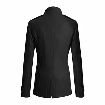 Men's Long Wool Overcoat 2 2026 New Men's Wool Overcoat Long Suit Men Woolen Windbreaker Man Woollen Coat Outer for Men Casual Wear Brand Mens Clothing 2