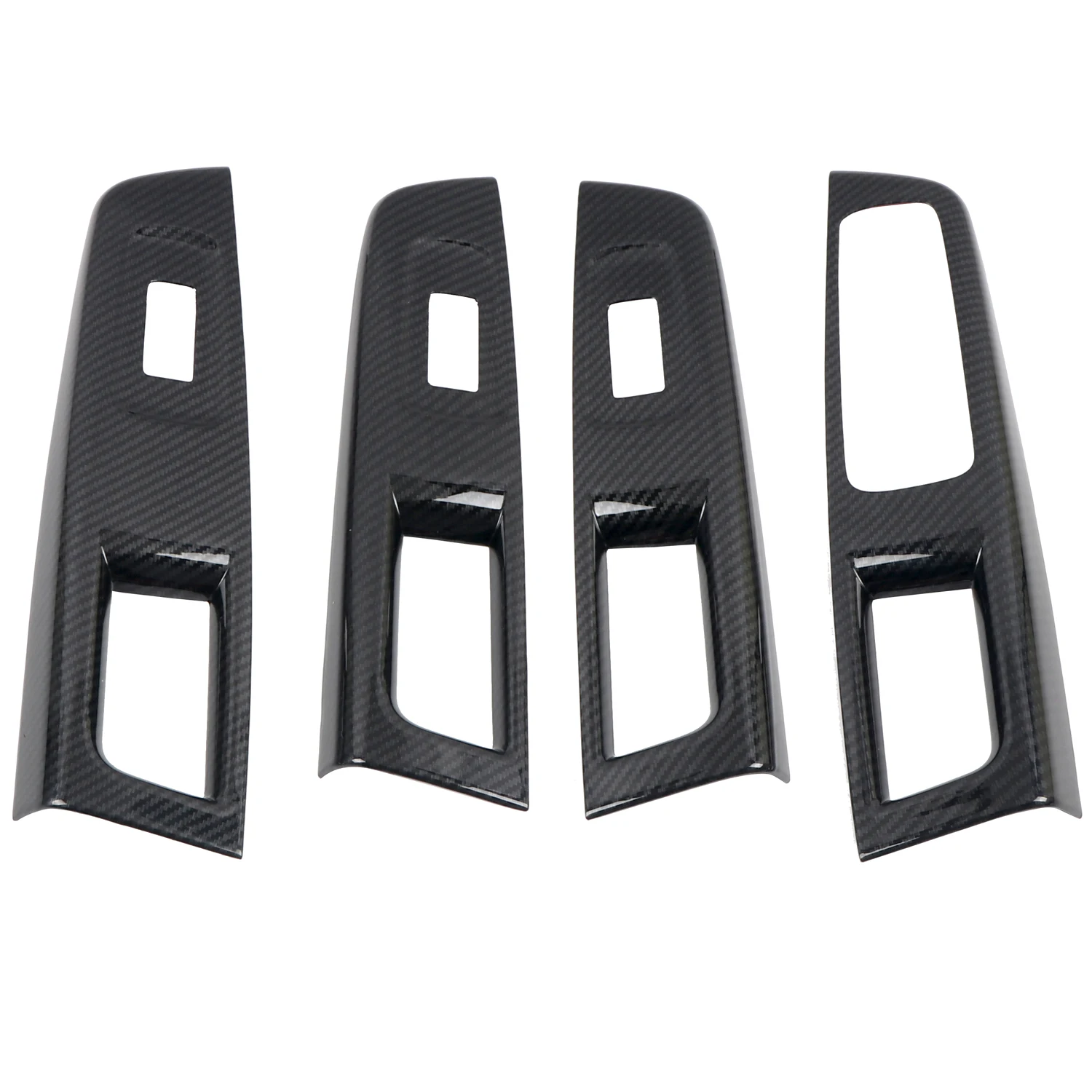 LHD!! Fit For Subaru WRX / WRX STi 2007-2011 Car Accessories ABS Car Door Window Lift Switch Cover Trim 4pcs LHD!