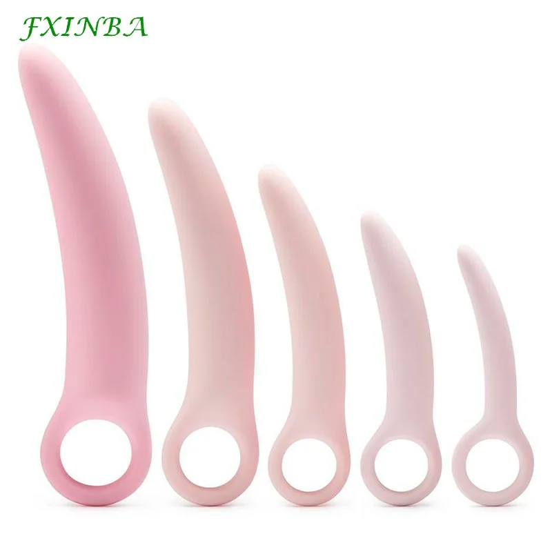 FXINBA Crescent Silicone Anal Plug Female Anus Toys Dildo Anal Butt Plug G-Spot Masturbation Adult Sex Toys For Women Men