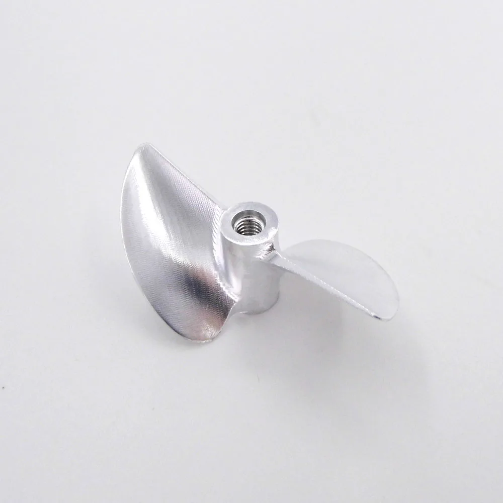 1PC M4 Thread 2 blades Metal Aluminum Propeller Prop 30mm-45mm 35mm 38mm  42mm for RC Racing Boat Speedboat Mono Cat Hydroplane