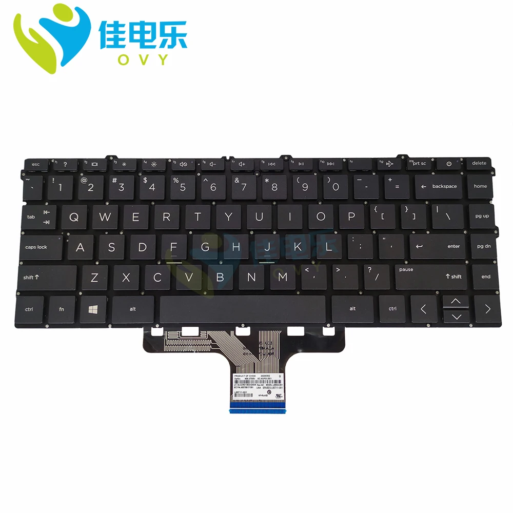 USA US English Laptop Backlit Keyboard For HP Pavilion X360 14-DV 14-DW 14M-DW 14-DV0003TX TPN-Q244 I137 L96524-001 L85711-001