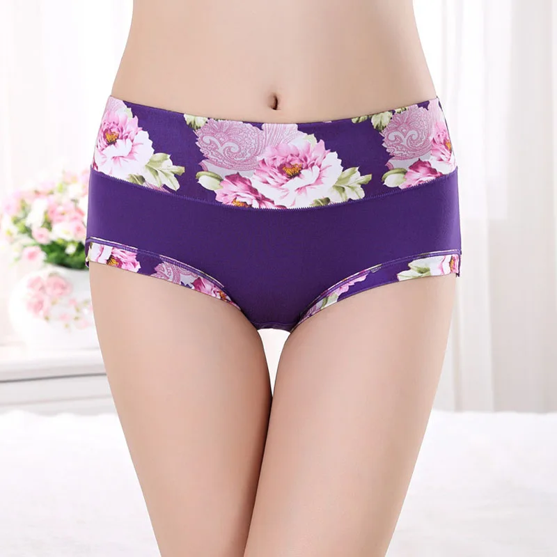 

3PCS/LOT Women Panties Underwear Plus Size 4XL Modal Sexy Vs Calcinha Bragas Mujer Culotte Femme Women's Printing Briefs Panty