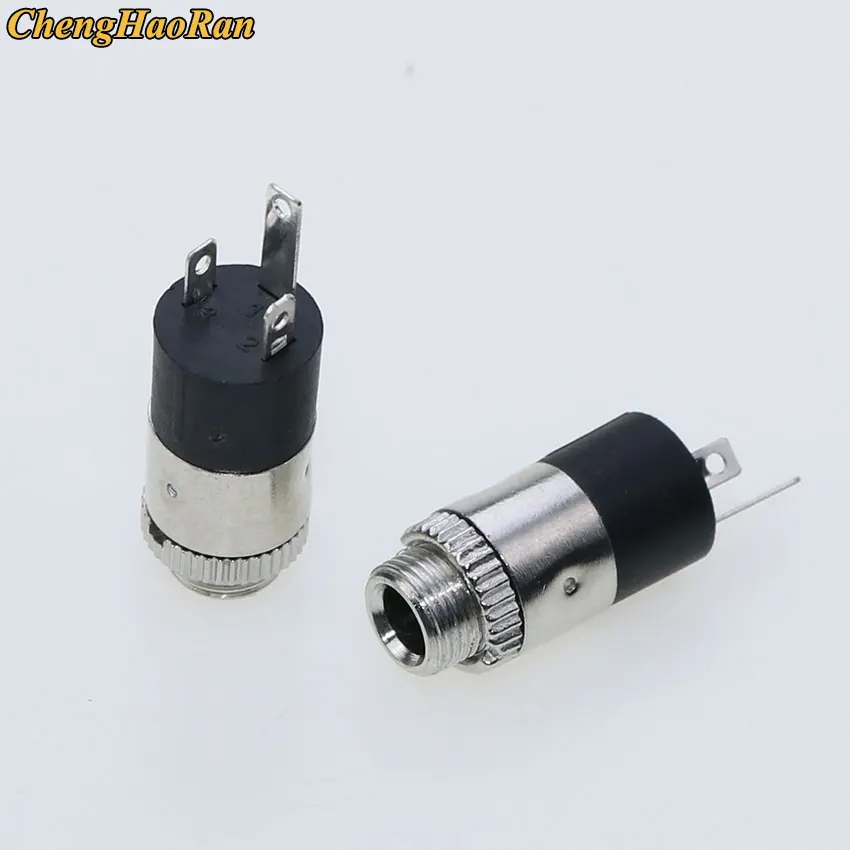 5PCS PJ Series 3.5mm Stereo Female Socket with Screw 3.5 Audio Headphone Jack 3P Vertical Double Channel Connector 392 399 3640