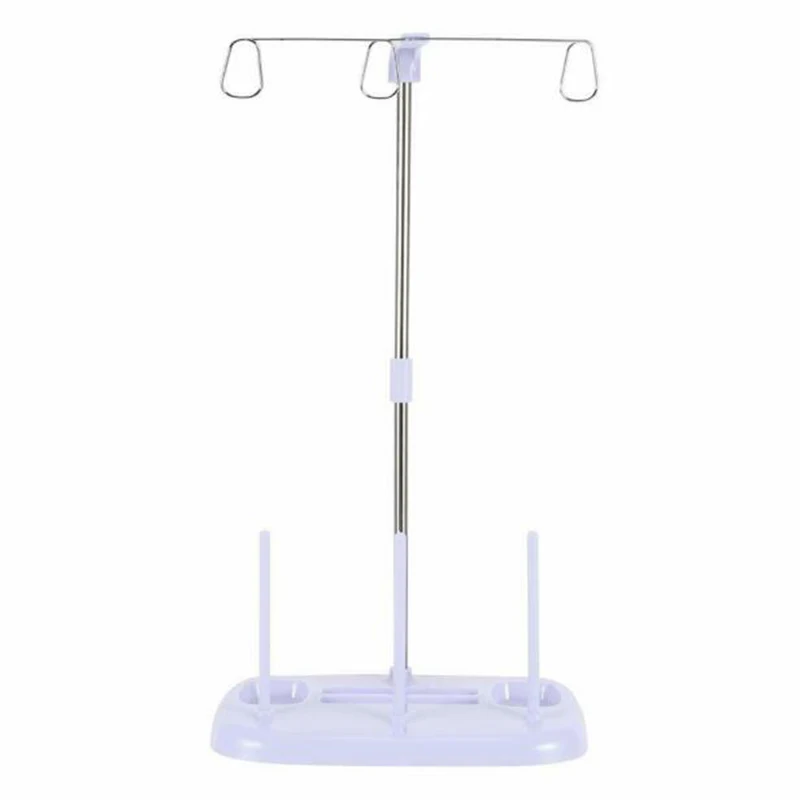 1Pc White Green Multi-function Wire Rack Thread 3 Spool Holder Stand Rack Sew Quilting Home Sewing Machine Accessories