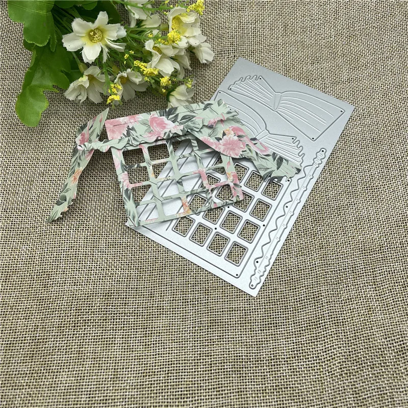 

Window Curtain metal cutting dies mold Round hole label tag Scrapbook paper craft knife mould blade punch stencils dies