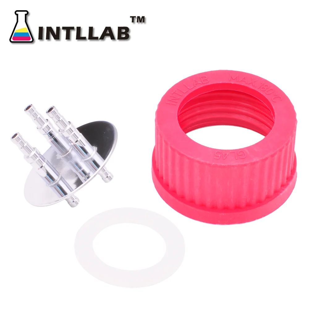 [Intllab] Gl45 Stainless Steel Connector Used In Laboratory Fermentor Fermenter Anaerobic Reactor