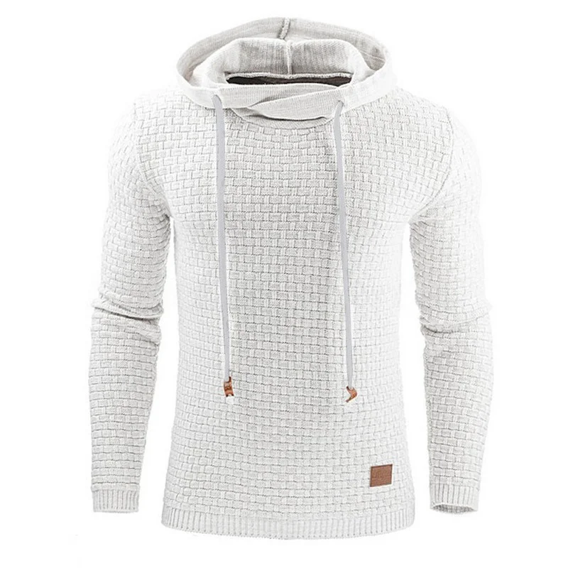 Sudadera con capucha para hombre y mujer, suéter informal de gran tamaño con cremallera, Color sólido, cálido