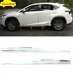 Fits For Lexus NX NX200t 300 300h 2015-2021 Stainless Steel Body Side Door Molding Trim Moulding Car Accessories 6PCS