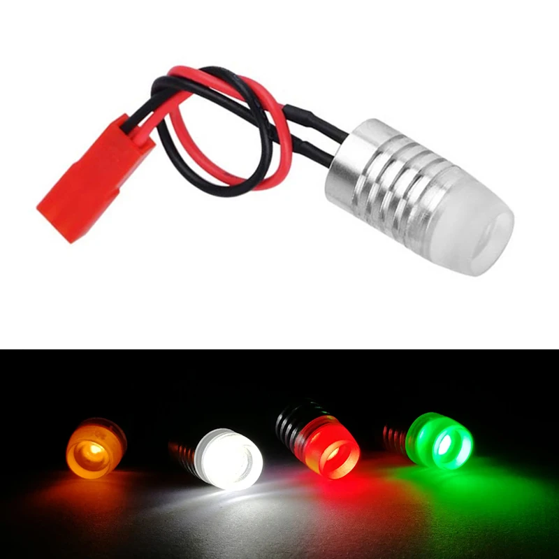 1.5W Super Bright 12V LED Light Signal Searchlight with JST Plug for RC Drone Quadcopter Fixed-wing Aircraft Part