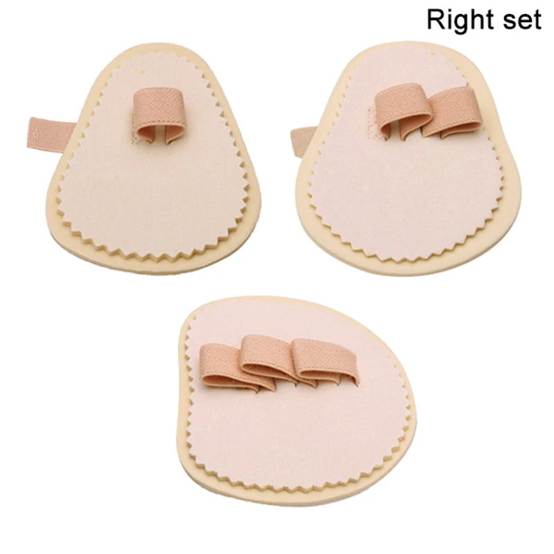 1 stücke Hammer Kappe Haarglätter Bunion Corrector Teller Hallux Valgus Corrector Verband Füße Toe Separator Unterstützung Fuß Pads