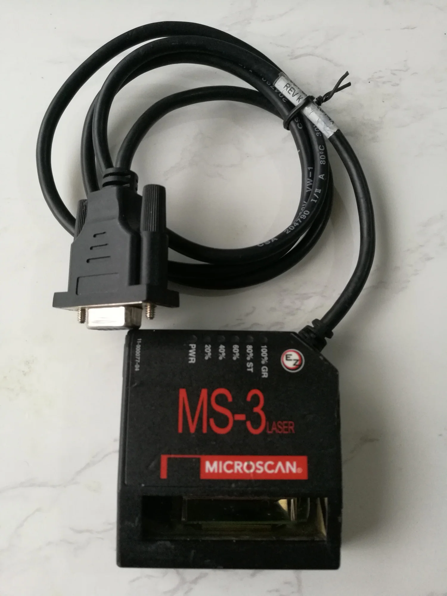 Microscan MS-3 Fixed  Laser Barcode Scanner Barcode Reader FIS-0003-0310G 5VDC 2 Watts RS-232, RS-422/485