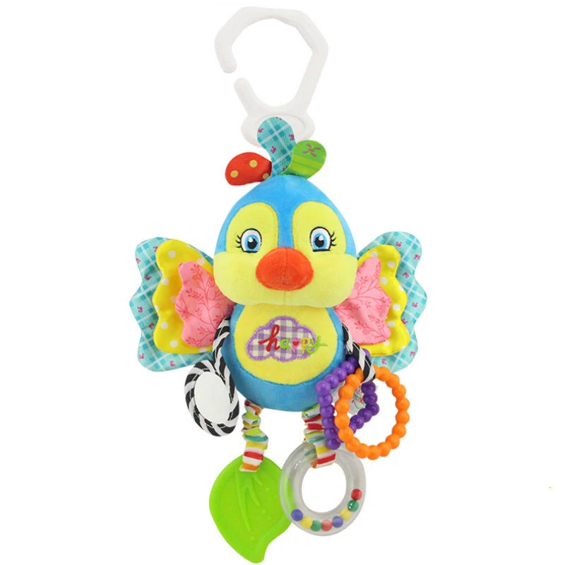 Pasgeboren Baby Peuter Kinderen Baby Jongens Meisjes Toy Leuke Cartoon Dier Pop Wandelwagen Hanger Wieg Kinderwagen Opknoping Muzikale Rammelaars Speelgoed