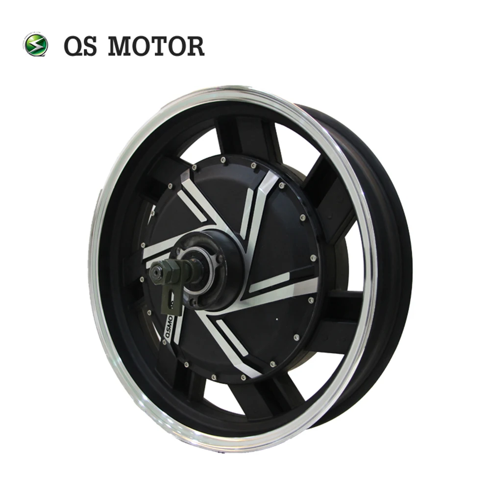 QS MOTOR 17X3.5inch 8000W V3 120kph Hub Motor With APT96600 Controller For Electric Motorcycle