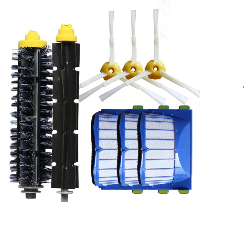 جهاز آلي لتنظيف الأتربة قطع الغيار ل اي روبوت رومبا 600 610 620 625 630 650 660 680 690 سلسلة الأسطوانة فرشاة تصفية اكسسوارات