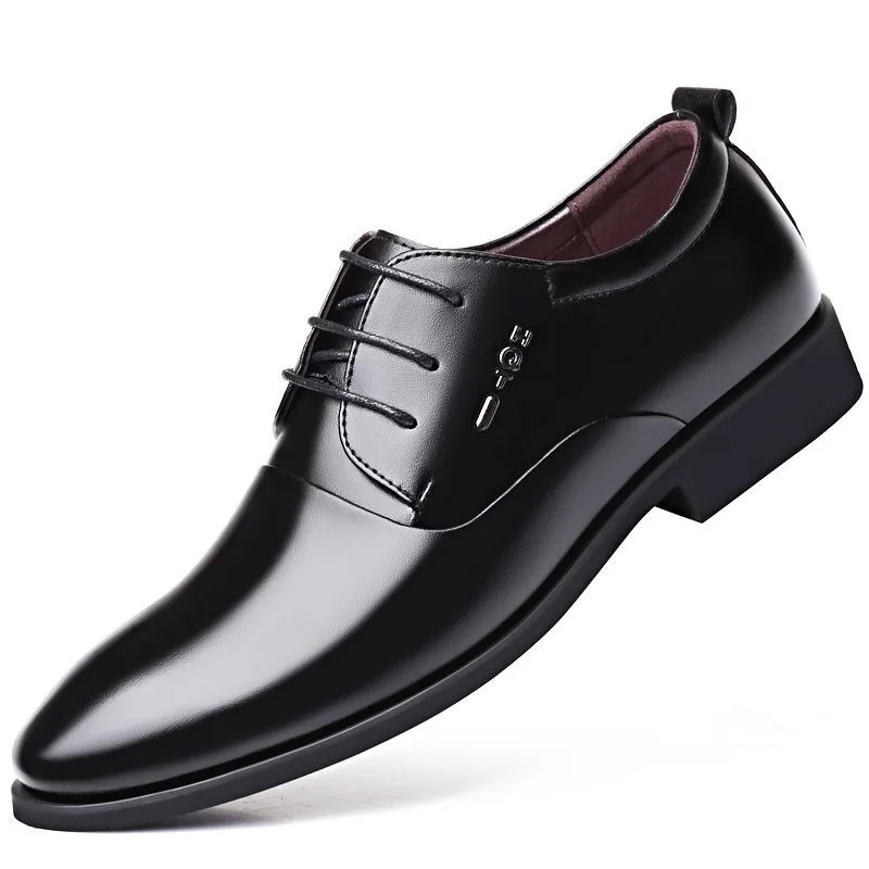 Mazefeng Fashion Slip on Men Dress Shoes Men Oxfords Fashion Business Dress Men Shoes 2019 New Classic Leather Men\'S Suits Shoes