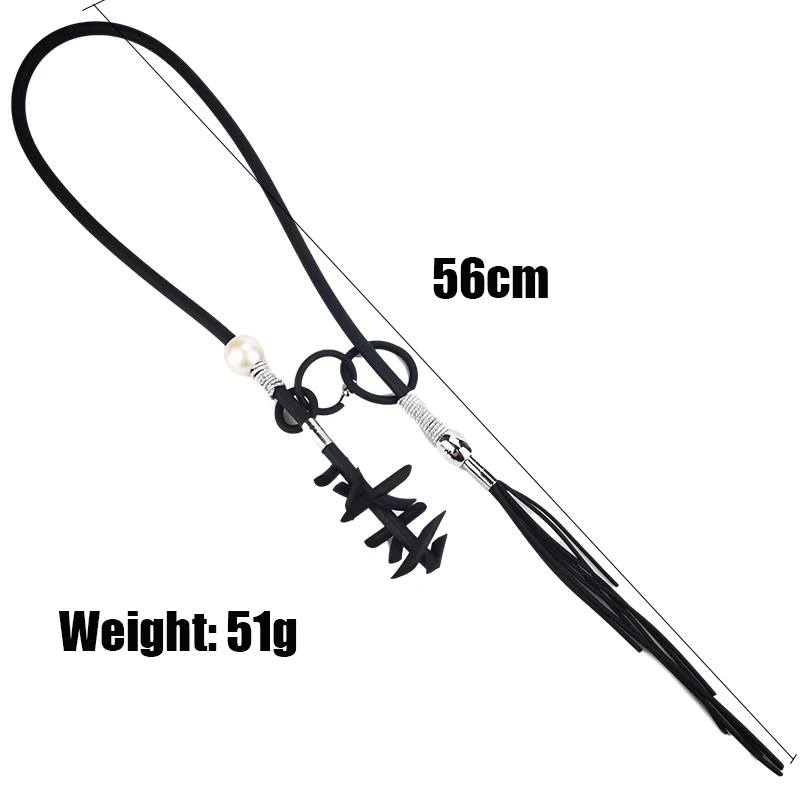 UKEBAY Original Design Women Pendant Necklaces Tassel Chains Removable Accessories Strange Jewelry Vintage Punk Female Necklace