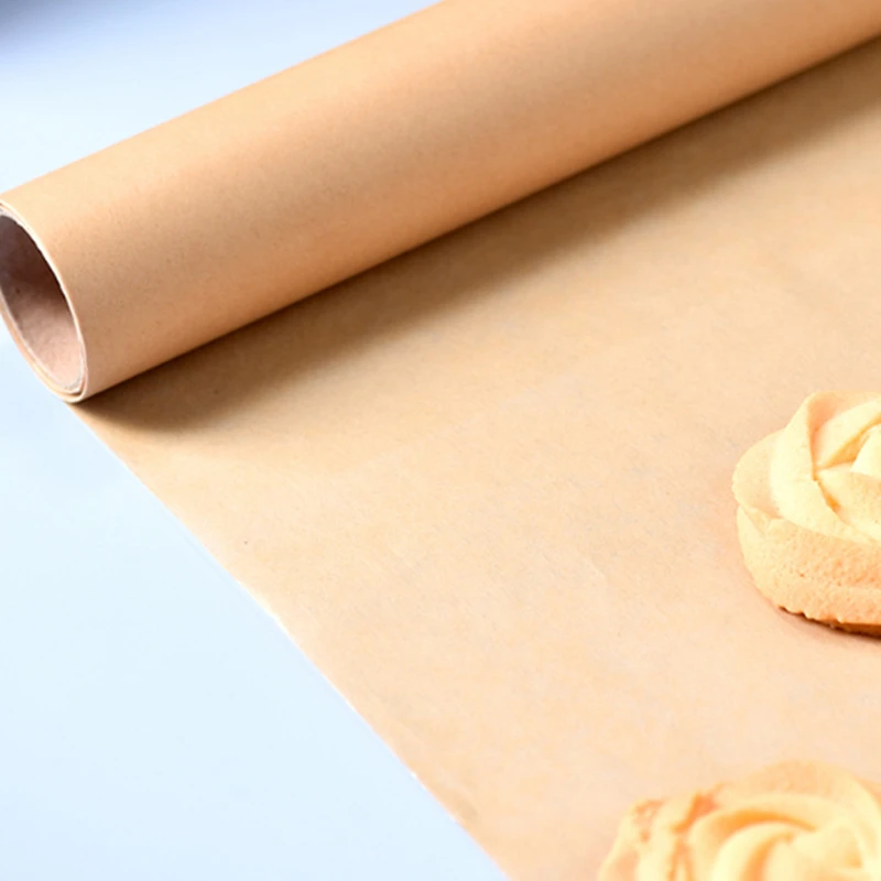 Parchment Paper Non-stick Baking Parchment Roll Unbleached Baking Pan Liner For Kitchen Air Fryer Steamer Cooking Bread