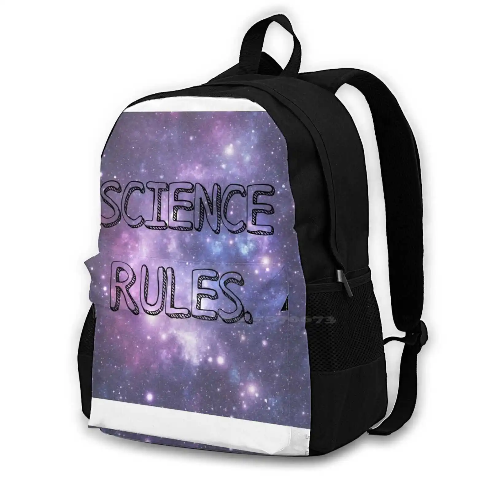 

Science Rules Hot Sale Schoolbag Backpack Fashion Bags Science Rules Bill Nye Guy Space Stars