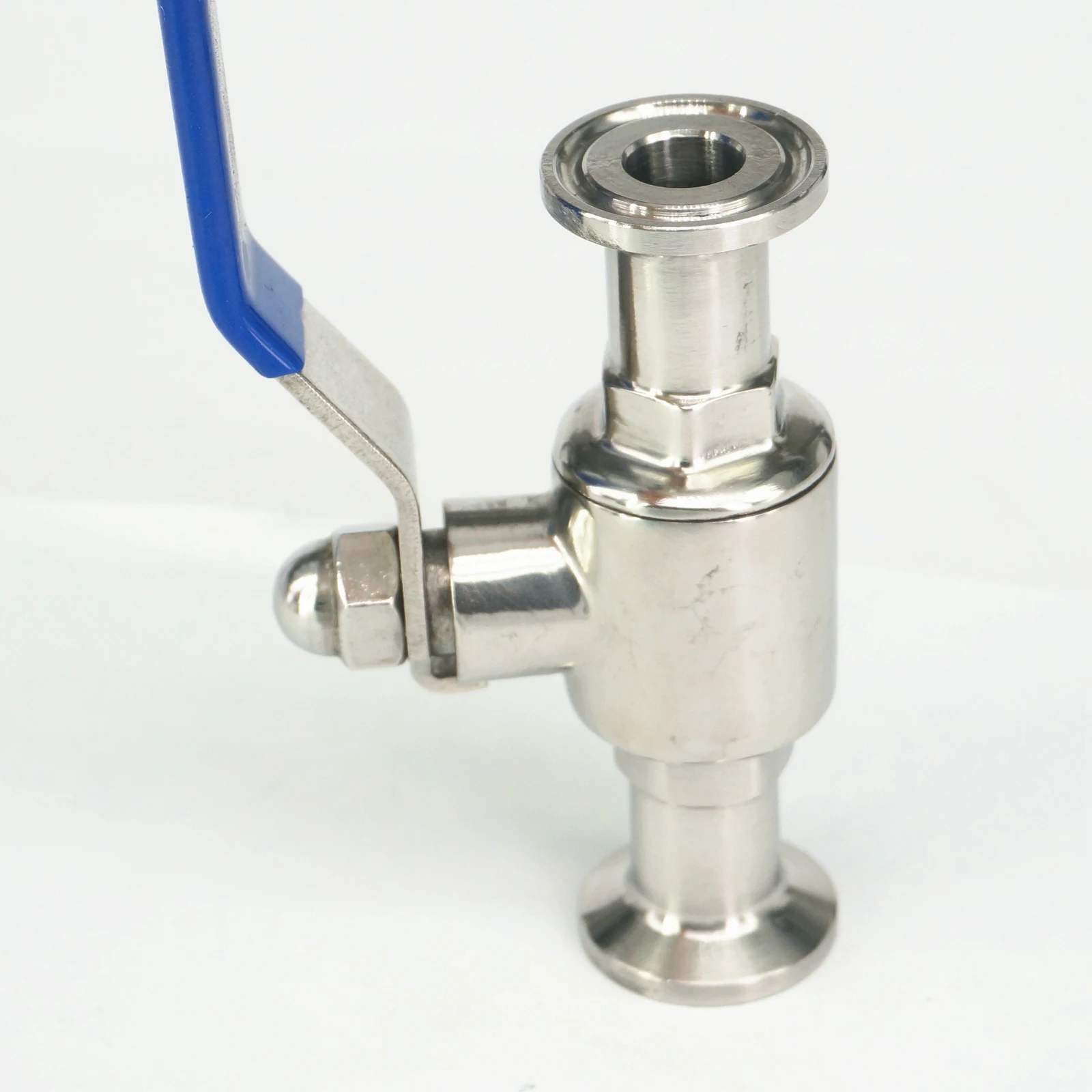 

12.7mm 1/2" 304 Stainless Steel Sanitary Ball Valve 1" Tri Clamp For Homebrew Dairy Product