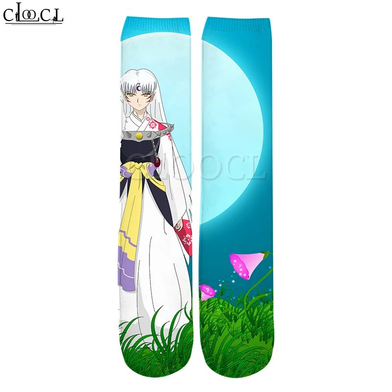 CLOOCL Japanese Anime Inuyasha 2021 New Fashion Mens 3D Printed Hot Selling Men Women Casual Straight Socks