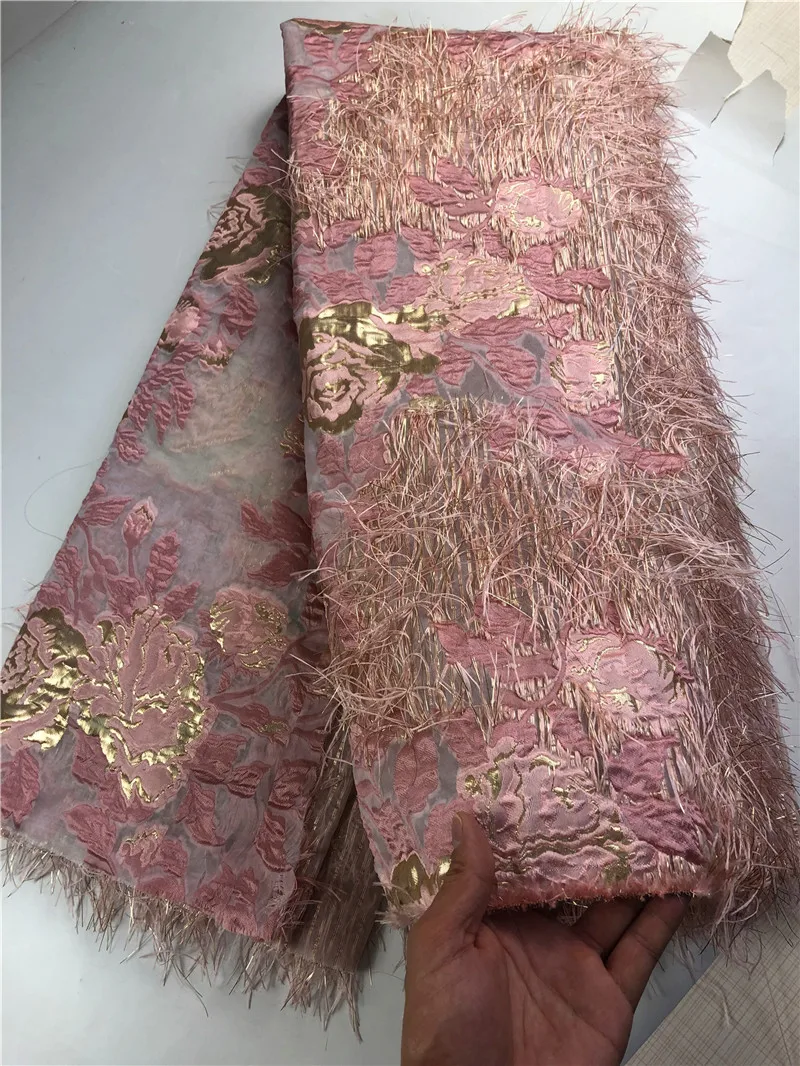 African Lace Fabric High Quality Organza Cord Nigerian Lace Fabric Wedding French Tulle Net Lace Fabric For Dress COP-0018