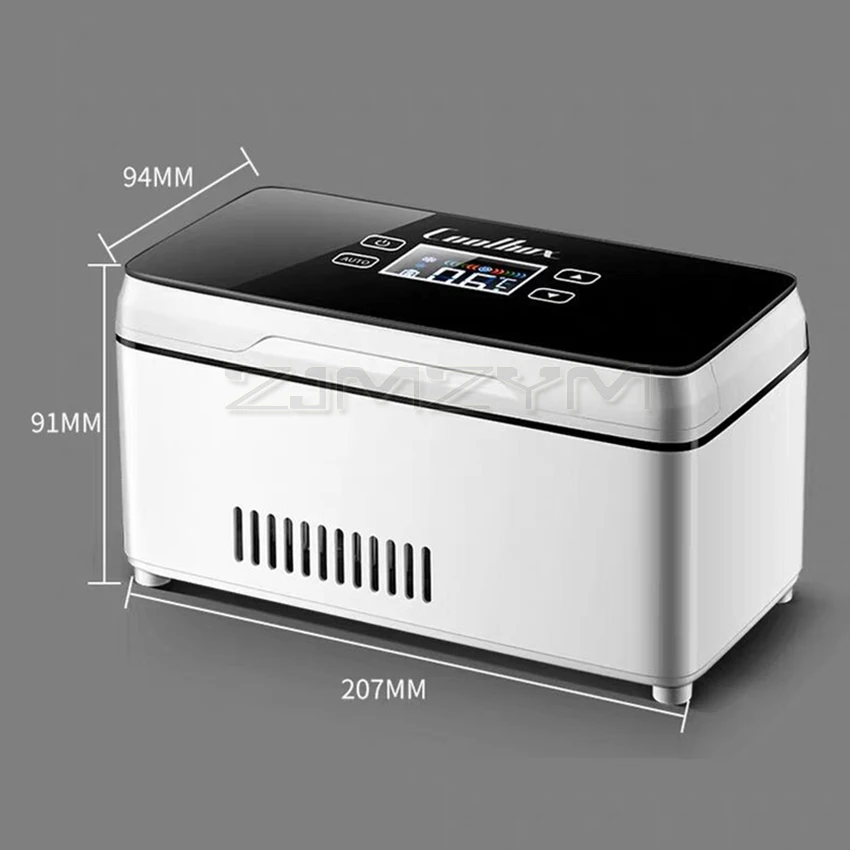 Borsa termica portatile per insulina borsa termica per insulina diabetica Display digitale Mini frigorifero frigorifero per auto scatola per medicina del ghiaccio