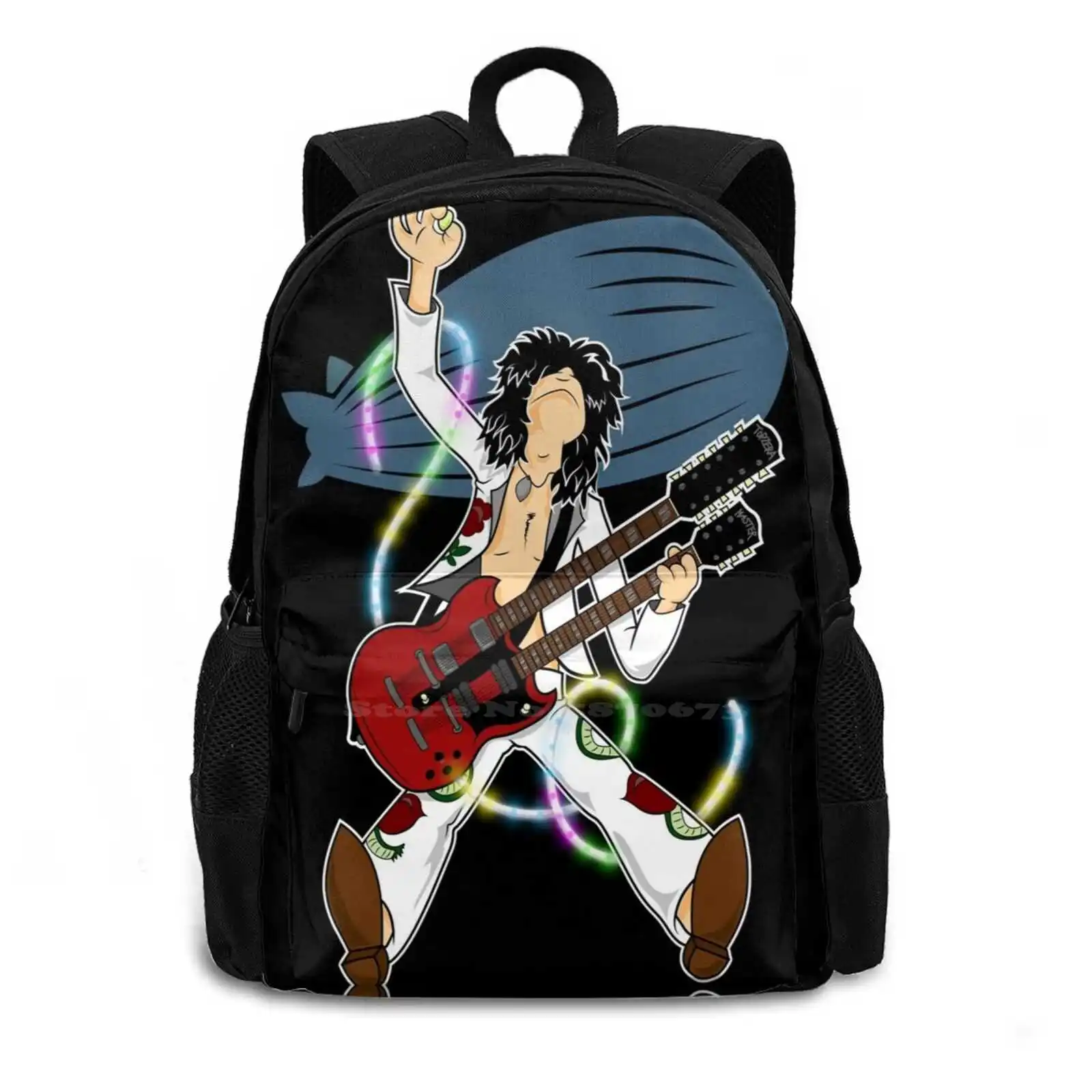 Mochila dura para estudantes, laptop, bolsa de viagem, guitarra, guitarra, estudante