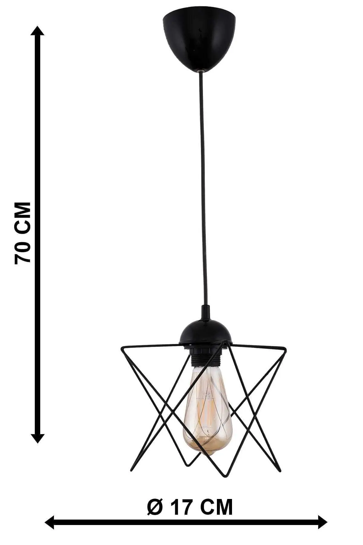 2 PCS Design Prism Pendant Star Chandelier