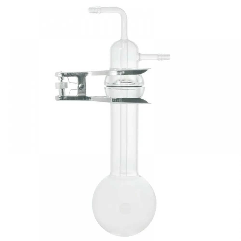 Laboratory Glass Vacuum Trap, With Flange Joints