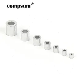 Rope Aluminum Sleeve Wire Crimp Sleeve Wire Aluminum Ferrules Cable Stopper Crimp Rope Hardware