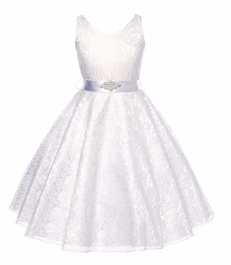  Children Clothes Kids Princess Party Dress for Girls Tutu Mesh Costume Birthday Ball Gown Lace Bridesmaid Elegant Dresses