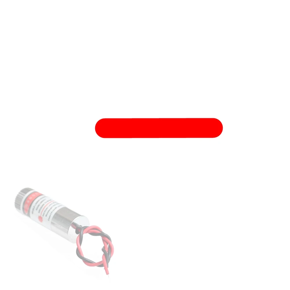 650nm 5mW Red Point / Line / Cross Laser Module Head Glass Lens Focusable Industrial Class