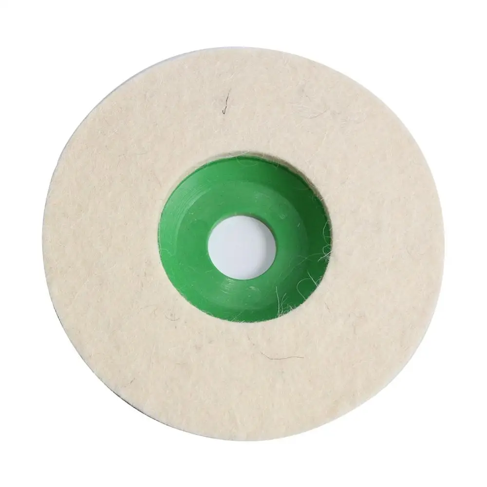5 Inch 1pc/5PCS Wool Felt Polishing Wheel 125*22mm Angle Grinder Buffing pad Flap Disc for Metal Marble Glass Ceramics