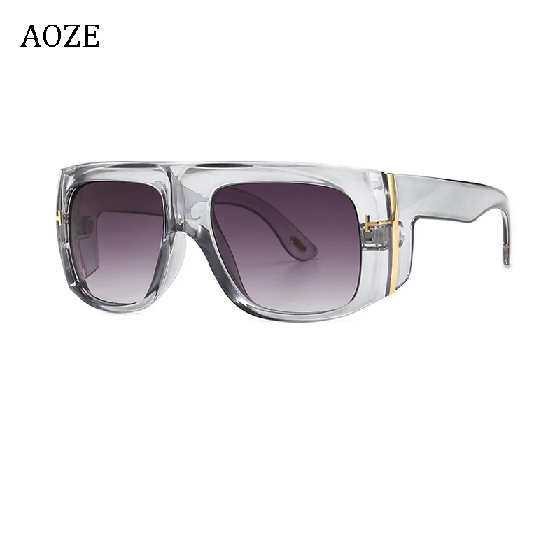 AOZE 2020 modern fashion shield Steam punk vintage Tom sunglasses of unisex gradient sunglasses UV400 sunglasses FT0733