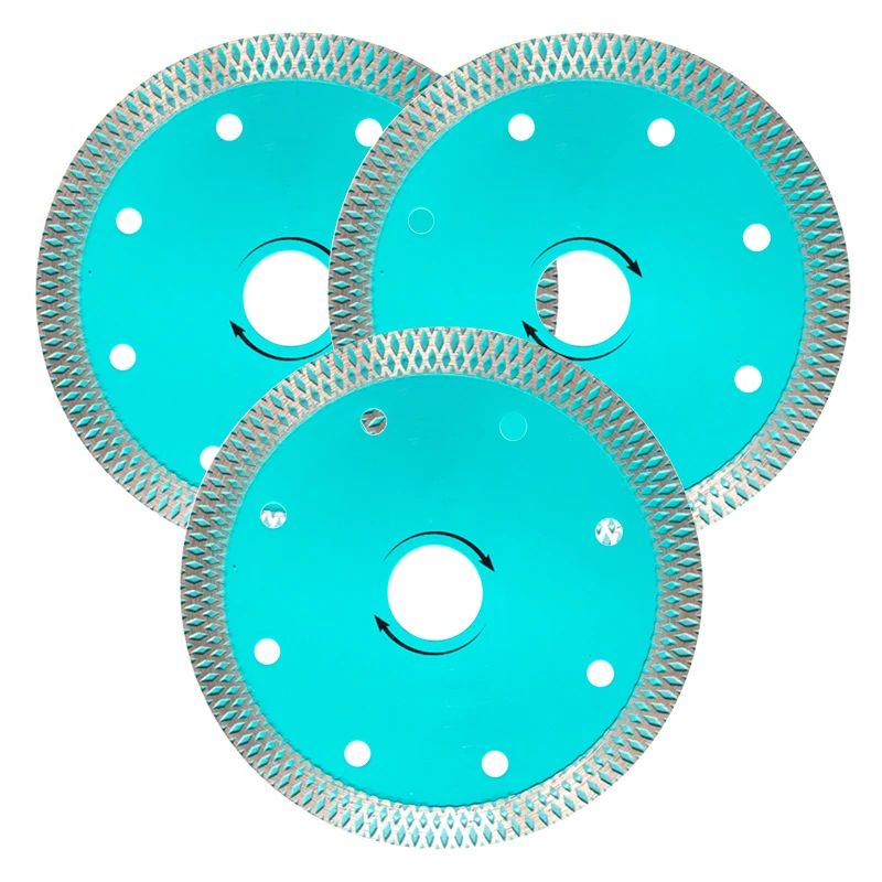 5 "hard piastrelle lama di taglio, ultra sottile lama, particolarmente buono per taglio di ceramica e piastrelle! 125 millimetri turbo lama. Spedizione gratuita!