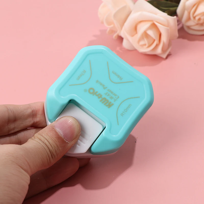 3 in 1 Corner Rounder Punch 3 Way Corner Cutter for Paper Craft Laminate DIY Paper Card Photo Planner Cutting Supplies